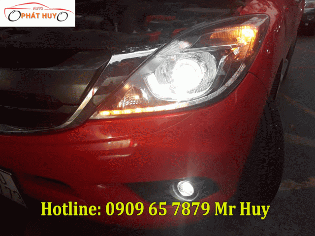 Độ đèn led,bi xenon cho xe Mazda BT50