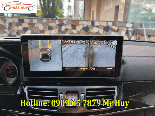 Gắn camera 360 độ cho xe Mercedes E250