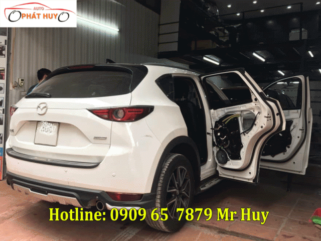 Nâng cấp âm thanh loa,sub cho xe Mazda CX5