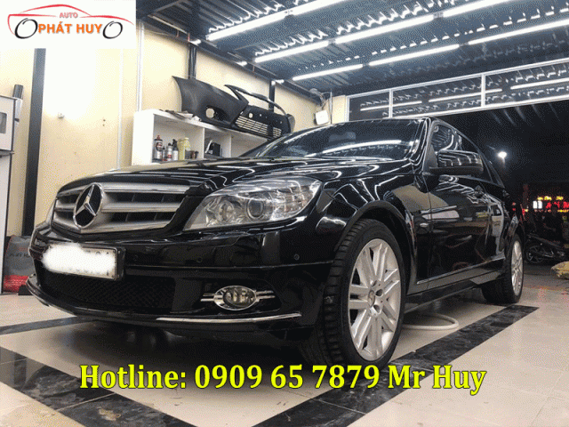 Phủ nano ceramic cho xe Mercedes C230