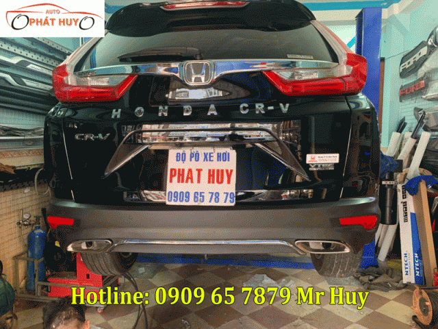 Độ pô cho xe Honda CRV kiểu Mercedes