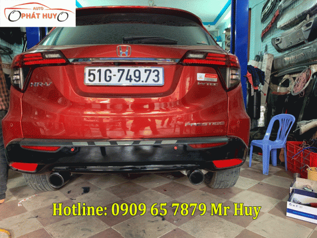 Độ pô nổ on off cho xe Honda HR-V