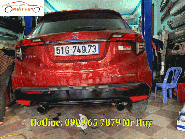 Độ pô nổ on off cho xe Honda HR-V