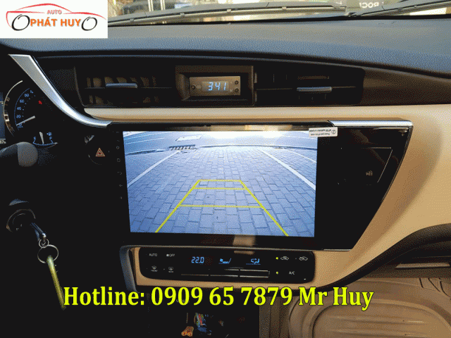 Màn hình dvd android 10 inch xe Toyota Altis