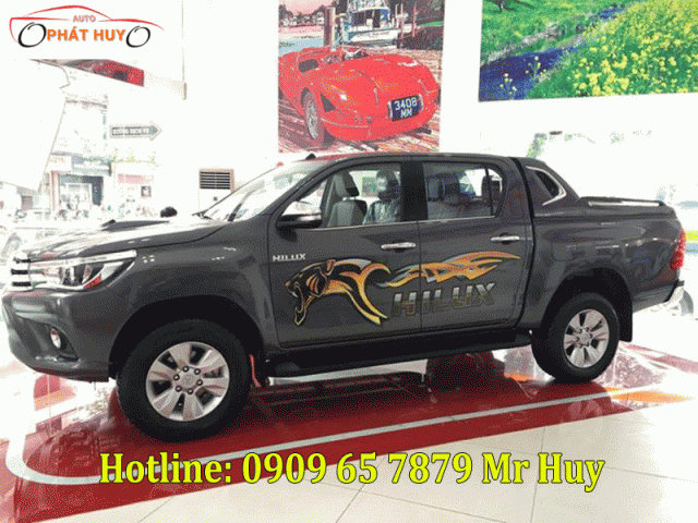 Tem dán sườn cho xe Toyota hilux