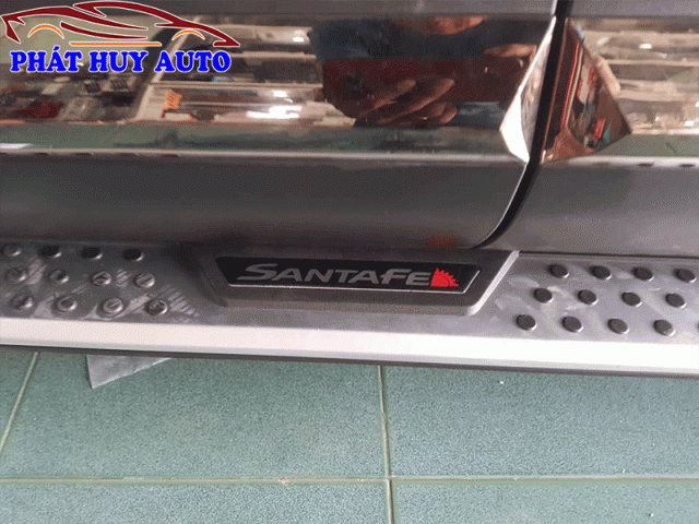 Bệ Bậc Bước Chân Theo xe Hyundai Santafe 2020