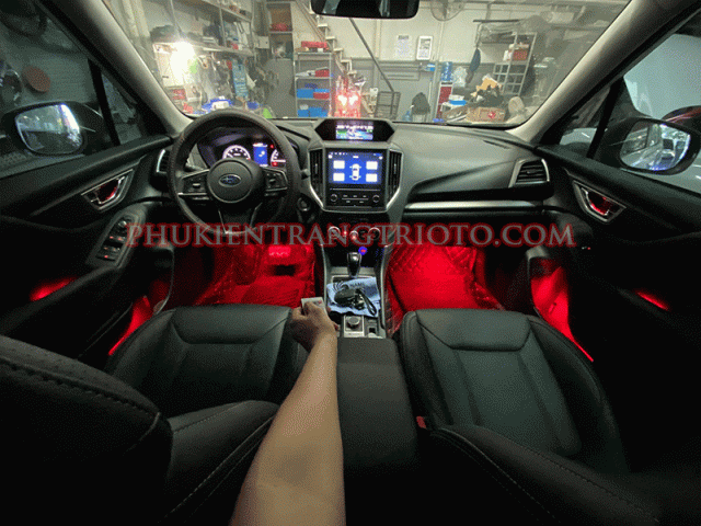 Led đổi màu nội thất xe Subaru Forester