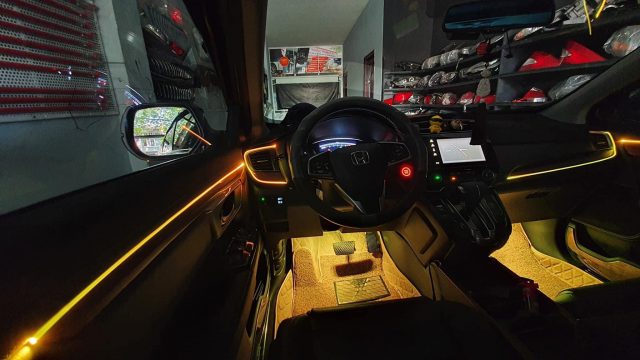 Led viền nội thất cho xe Honda HRV