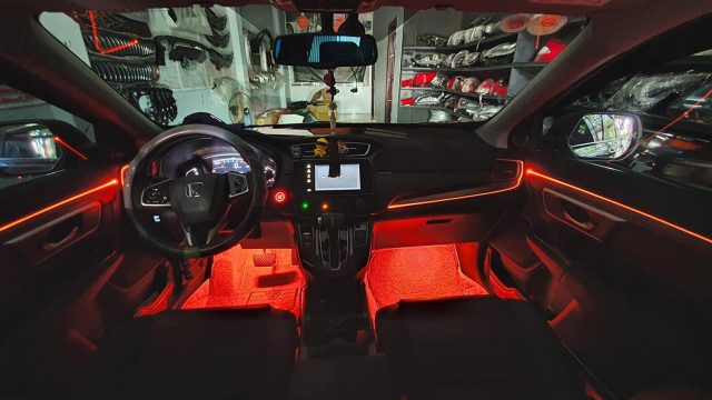Led viền nội thất cho xe Honda HRV