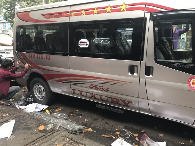 Những mẫu tem xe 16 chỗ đẹp