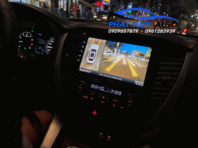 Lắp camera 360 độ Elliview cho xe Pajero Sport 2020
