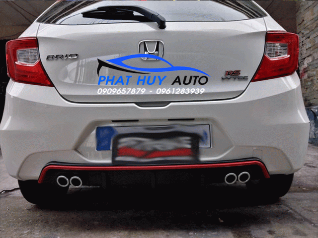 Lip pô zin theo xe Honda Brio