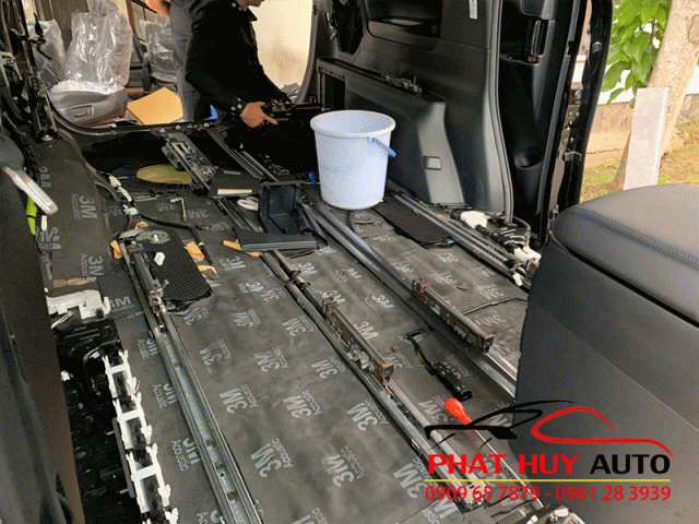 Cách âm chống ồn Toyota Alphard