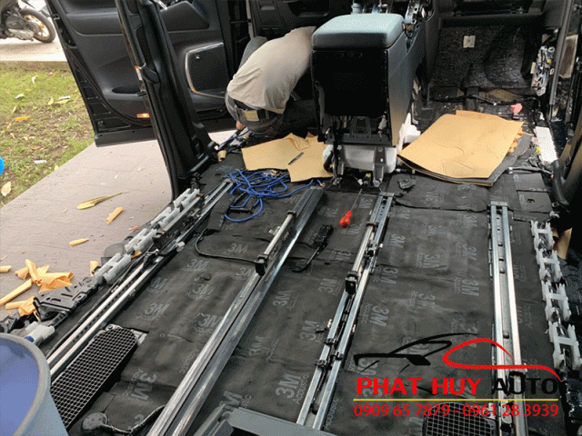 Cách âm chống ồn Toyota Alphard