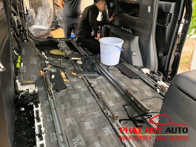 Cách âm chống ồn Toyota Alphard