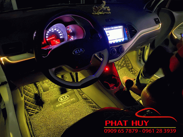 Đèn Led viền nội thất Kia Morning