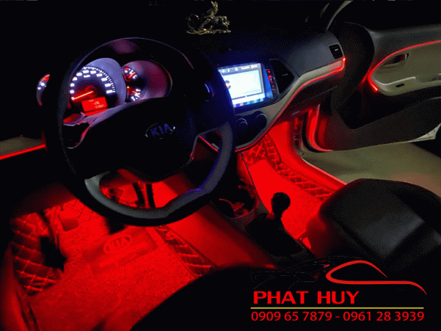 Đèn Led viền nội thất Kia Morning
