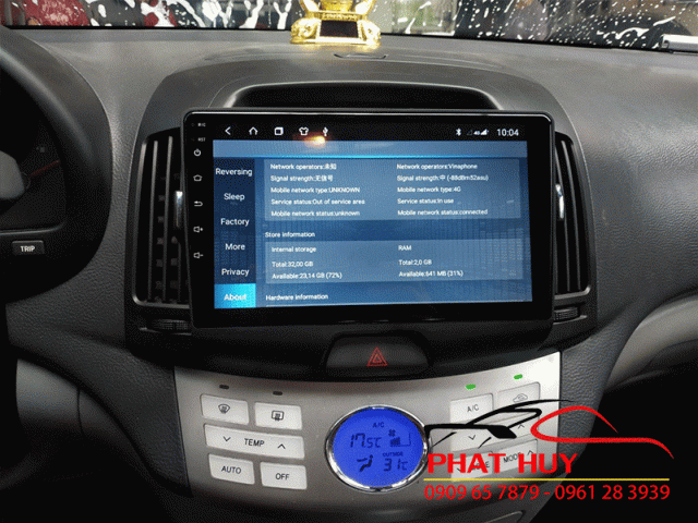 Màn hình dvd android Hyundai Avante