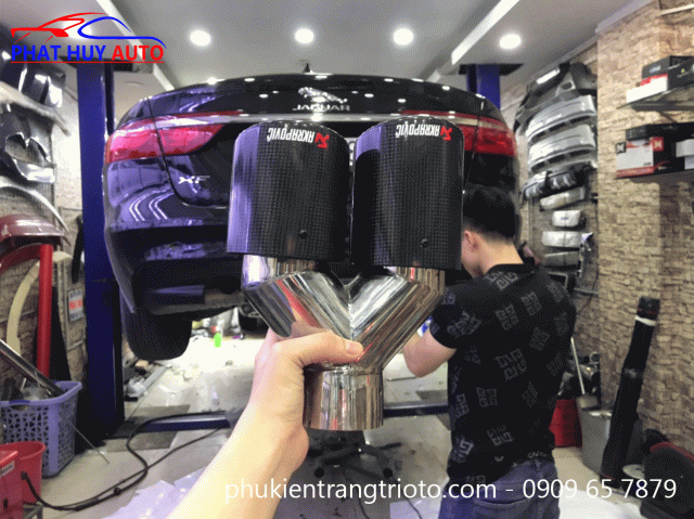 Độ pô cho xe ô tô Jaguar XF