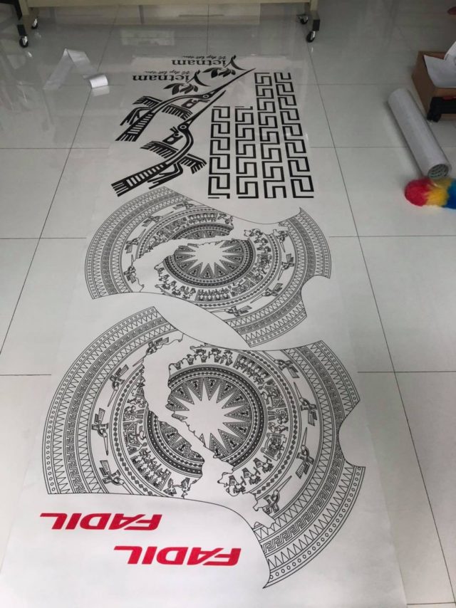 Tem dán sườn xe Vinfast Fadil