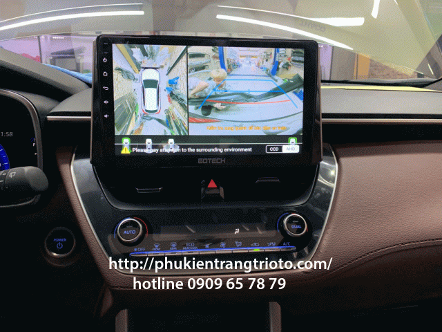 Camera 360 độ ô tô cho xe Toyota Cross 2021