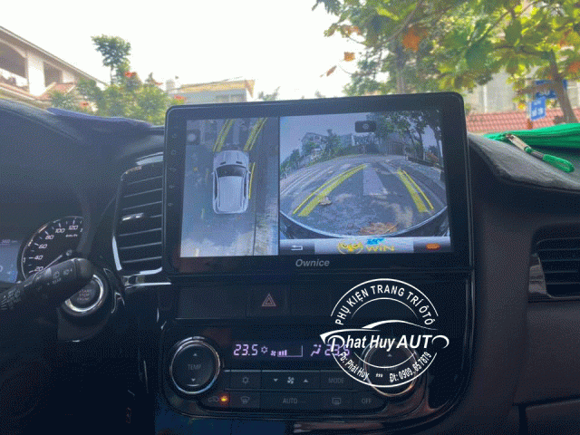 Lắp camera 360 độ cho xe Mitsubishi Outlander