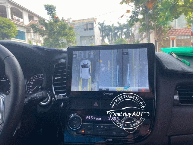 Lắp camera 360 độ cho xe Mitsubishi Outlander