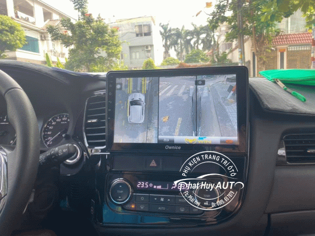 Lắp camera 360 độ cho xe Mitsubishi Outlander