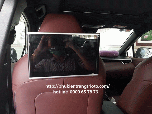 Lắp màn hình gối đầu cho xe Toyota Cross 2021