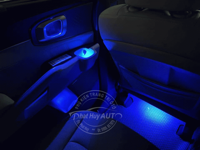 Led nội thất đổi màu xe Kia Sorento 2021