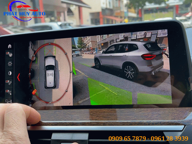 Camera 360 độ xe BMW X3