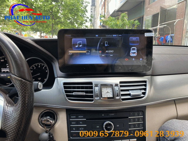 Màn hình Android xe MERCEDES E200