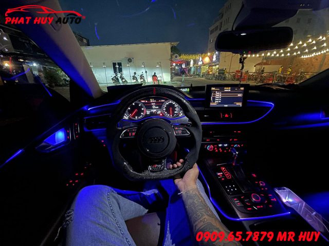 Độ đèn led nội thất Audi A7