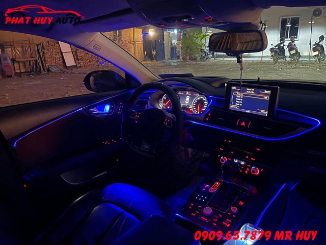 Độ đèn led nội thất Audi A7