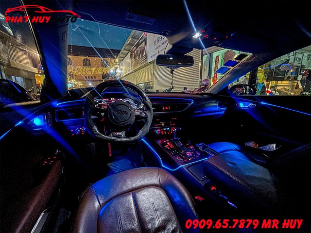 Độ đèn led nội thất Audi A7