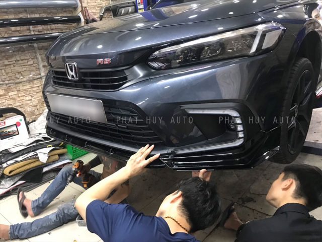 Lắp body kit Honda Civic 2022