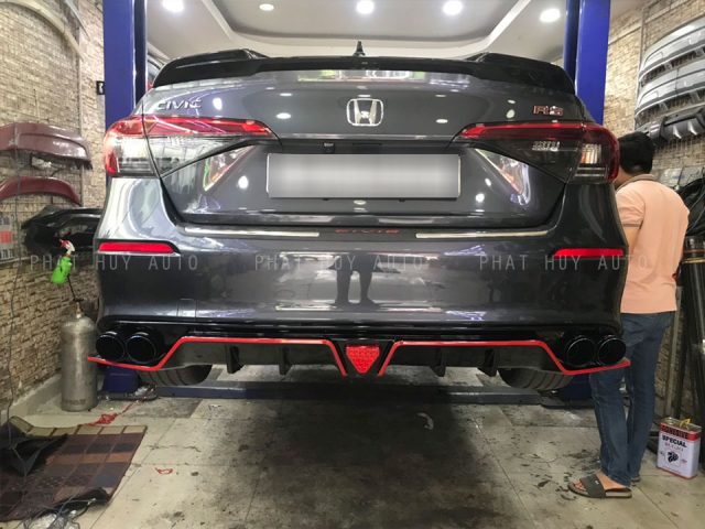 Lắp body kit Honda Civic 2022