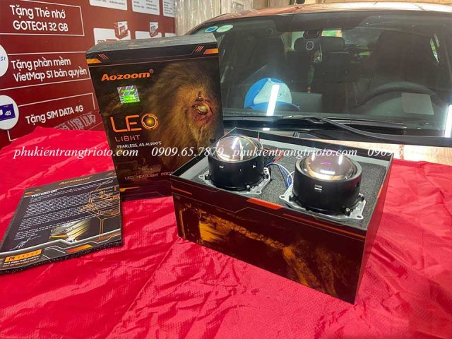Độ đèn bi led Leo Light xe Mazda 3