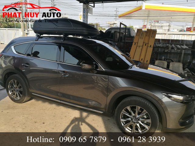 Lắp cốp nóc để đồ cho Mazda CX8