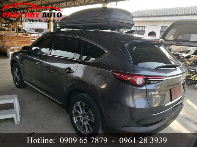 Lắp cốp nóc để đồ cho Mazda CX8