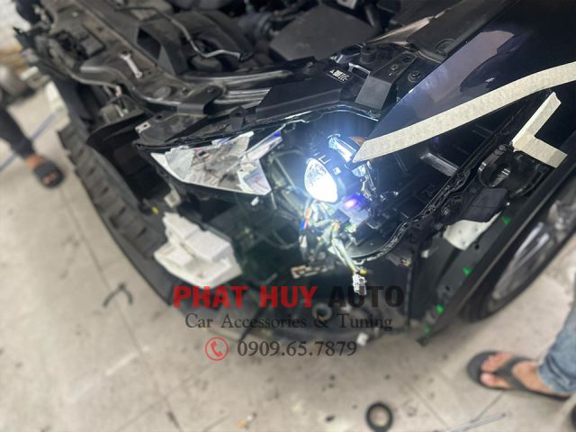 Độ đèn bi led Lion King cho Mazda CX5 2022