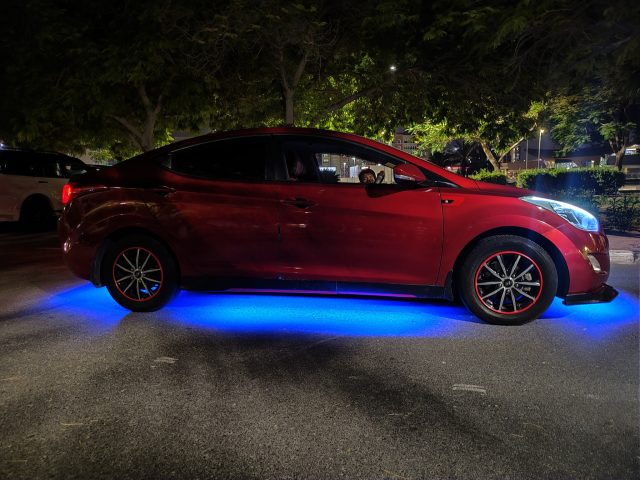 Đèn led đổi màu dưới gầm xe Hyundai Accent