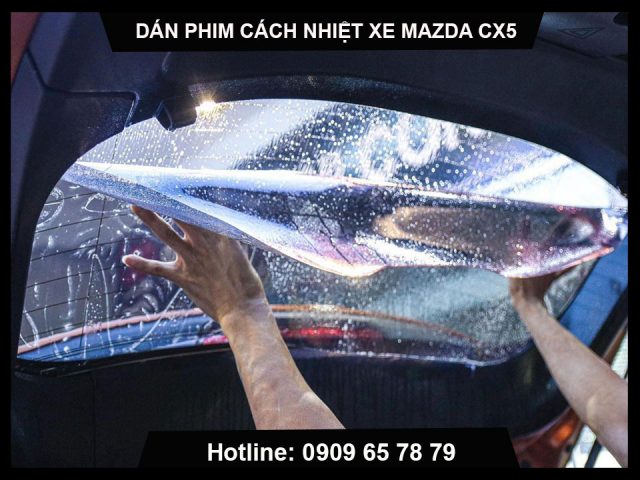 Dán phim cách nhiệt ô tô cho xe Mazda CX5