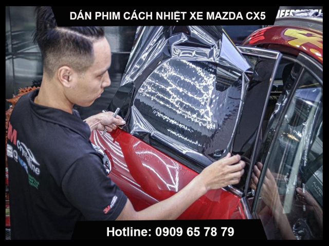 Dán phim cách nhiệt ô tô cho xe Mazda CX5