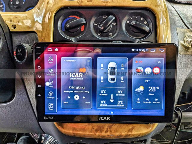 Màn hình Android ô tô Daewoo Matiz