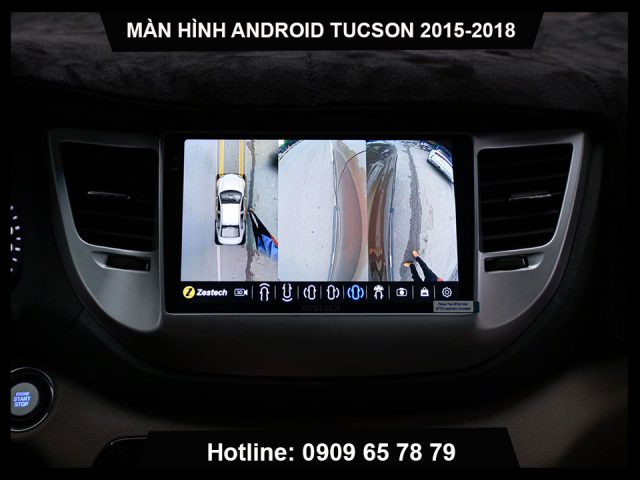 Màn hình Android ô tô xe Hyundai Tucson 2015-2018