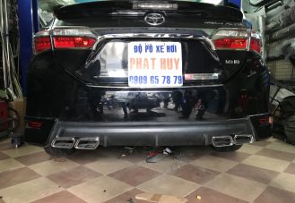 Độ đuôi pô cho xe Toyota Altis