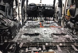 Cách âm chống ồn cho xe Ford Everest 2020