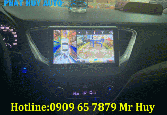 Camera 360 độ cho xe Hyundai Accent 2019