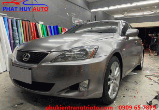 Dán decal đổi màu cho xe Lexus is250